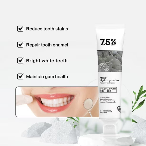 (Buy 1 Get 1 Free) Nano Hydroxyapatite Teeth Strengthening Toothpaste