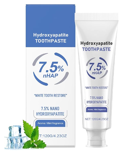 Hydroxyapatite Toothpaste  Nano 7.5% Hydroxyapatite Toothpaste